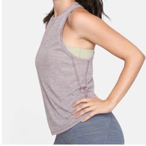 Outdoor Voices Cool Runnin’s high neck mesh tank